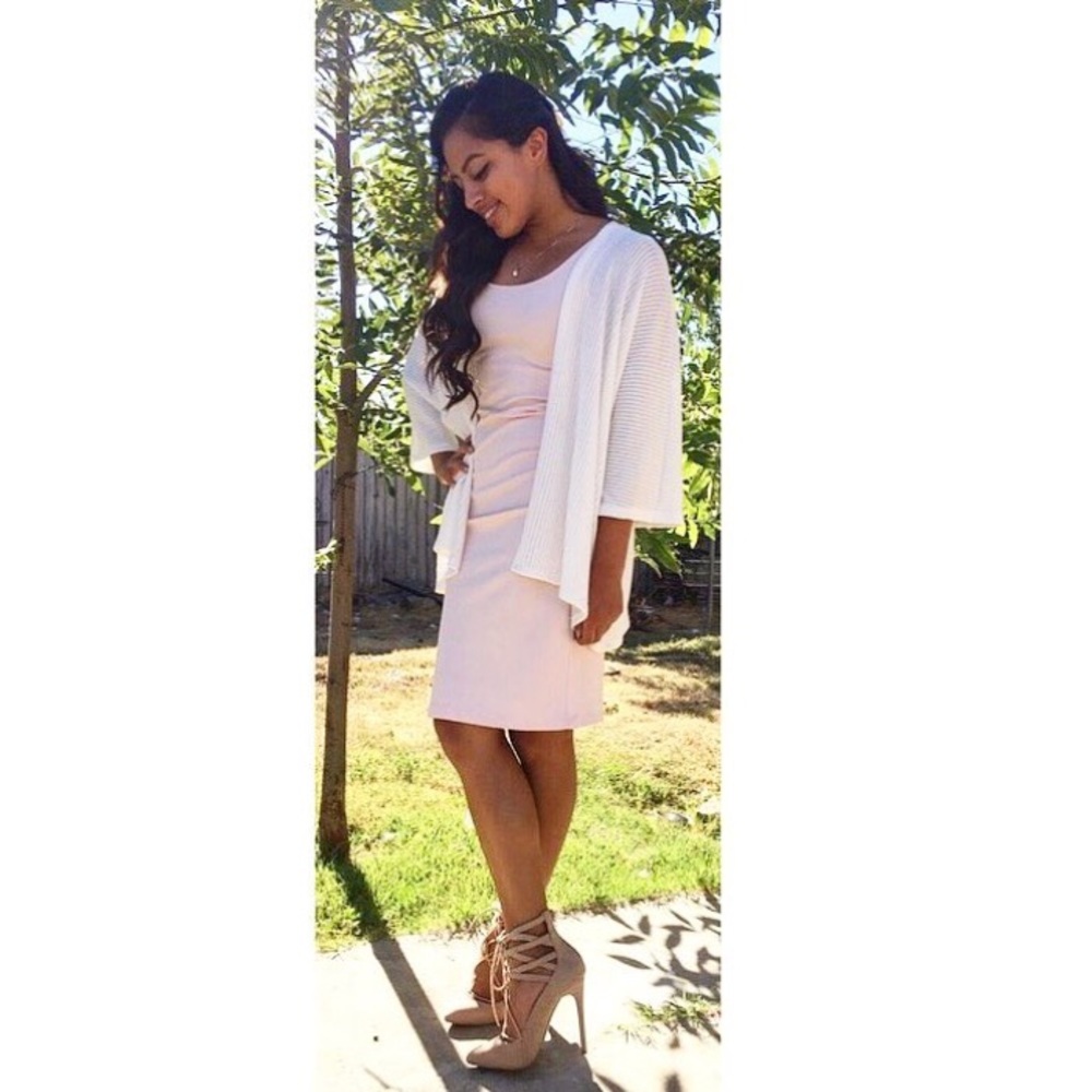 Pale pink dress